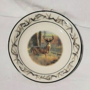 Bass Pro Shops OLD MOSSY HORNS Salad Plate 7 1/2", 8347349, Deer, EUC